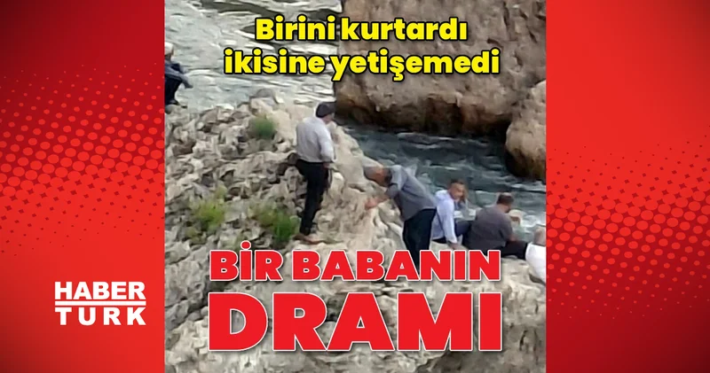Baba, çocuklarından birini kurtardı; kayıp kardeş için arama sürüyor