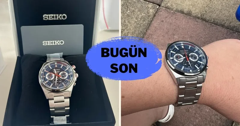 Prime Day’in son gününe özel Seiko saat indirimde