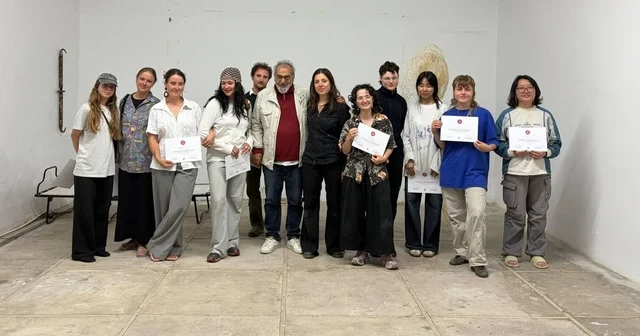 Düsseldorf tan gelen genç sanatçılar Baksı da ilham buldu Bayburt Haberleri Habertürk Yerel Haberler