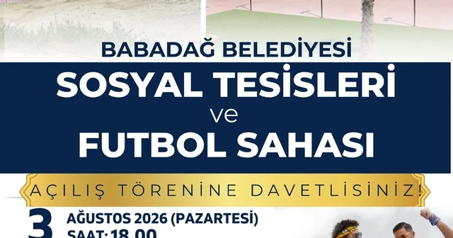 Babadağ Belediyesi Sosyal Tesisleri ve Futbol Sahası açılışına sayılı günler kaldı Denizli Haberleri Habertürk Yerel Haberler