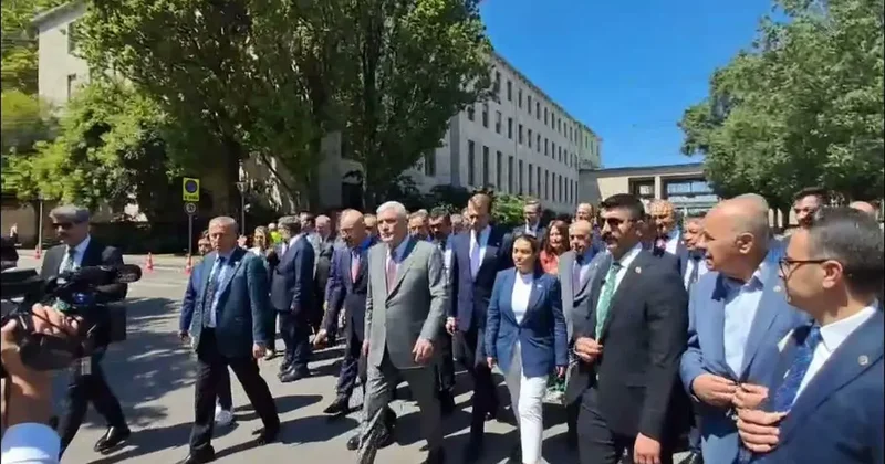 Şehit er yakınları ve gazilerin eylemine Dervişoğlu ndan destek! Güvenpark a yürüdü