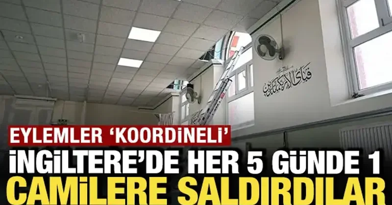 Rapor: İngiltere de her 5 günde 1 camilere saldırdılar