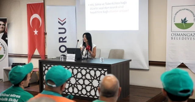 Temizlik işçilerine Hepatit B eğitimi Osmangazi Belediyesi nden koruyucu sağlığa güçlü destek Bursa Haberleri Habertürk Yerel Haberler