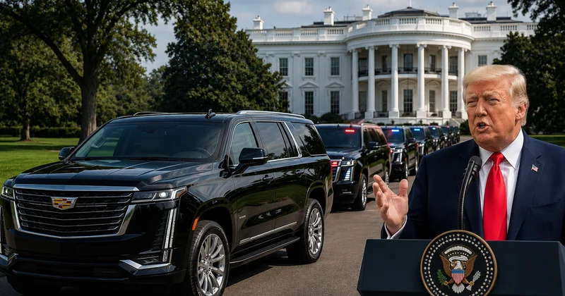 Trump tan Beyaz Saray filosuna dev sipariş: Lüksün de lüksü 250 Cadillac Escalade yolda