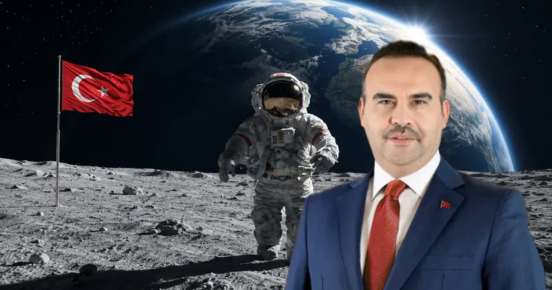 Türkiye den tarihi uzay hedefi! Bakan Kacır duyurdu: Yerli uzay aracıyla Ay a gidilecek
