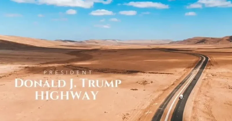 Yeni otoyola Trump ın adını verildi