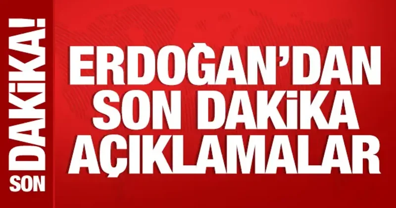 Kabine Toplantısı sona erdi: Cumhurbaşkanı Erdoğan açıklama yapıyor