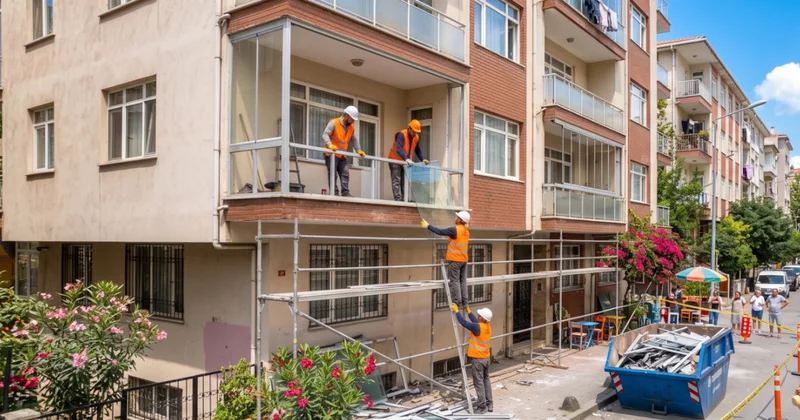 Apartmandaki cam balkonlar tek tek sökülecek Sözcü Gazetesi