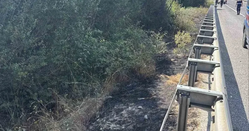 Atılan sigara izmariti muhtemel bir faciaya yol açıyordu