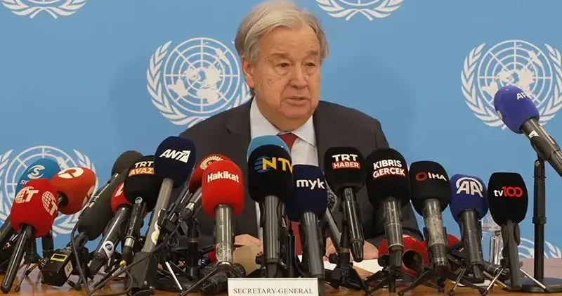 BM Genel Sekreteri Guterres: Kıbrıs için 5+1 genişletilmiş toplantı kararı aldık