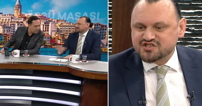 Canlı yayında stüdyoyu terk etti! Hakaretler havada uçuştu
