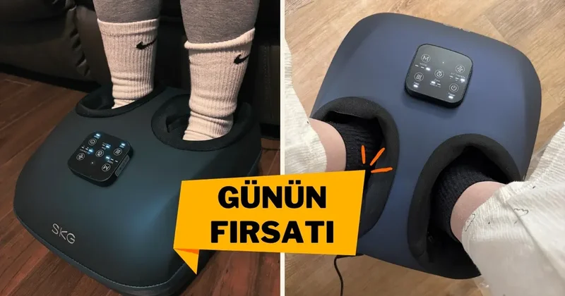 Günün yorgunluğunu anında unutun: SKG Ayak Masaj Aleti günün fırsatı oldu