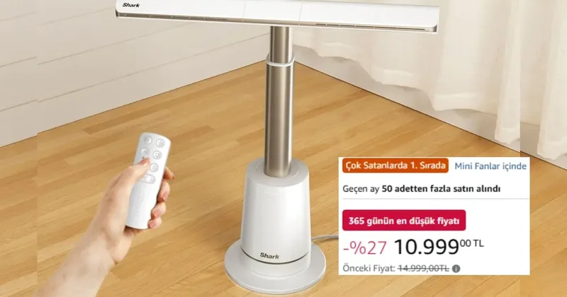 Yaz sıcaklarında evinize konfor getiren Shark TurboBlade 4.000 TL indirimde