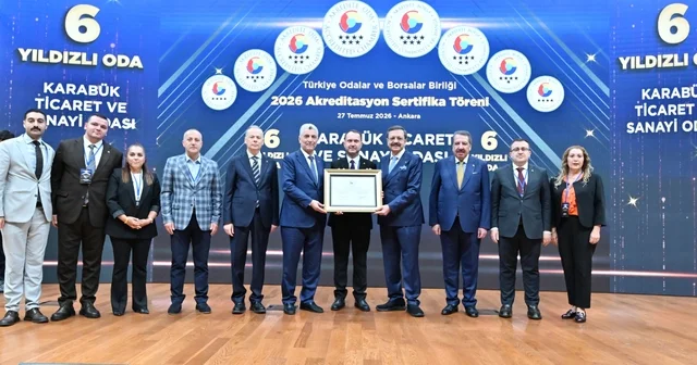 Karabük TSO dan akreditasyonda Türkiye başarısı TOBB dan Karabük TSO ya 6 yıldızlı akreditasyon Karabük Haberleri Habertürk Yerel Haberler