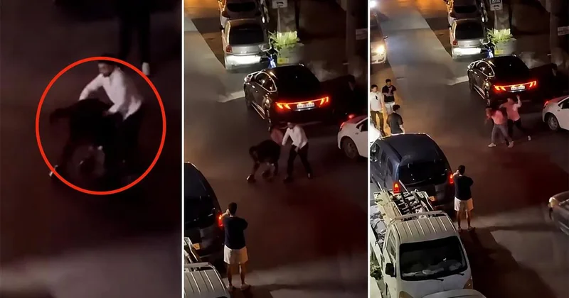 Ambulansa yol vermek isteyen tır şoförüne dehşeti yaşattılar