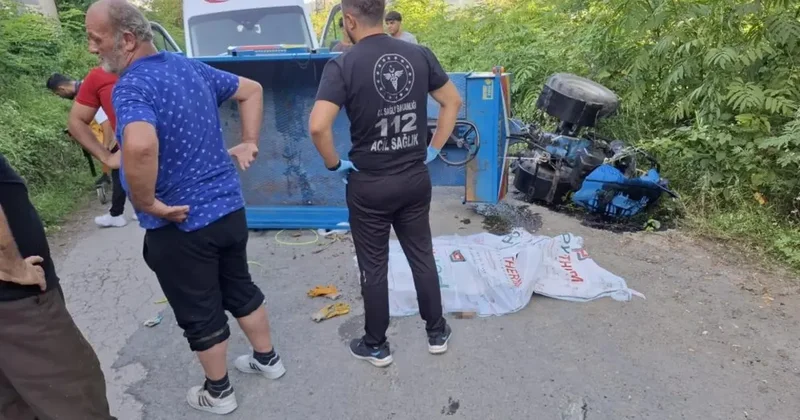 Ordu da patpat devrildi: 6 yaşındaki kız çocuğu hayatını kaybetti, ağabeyi yaralandı