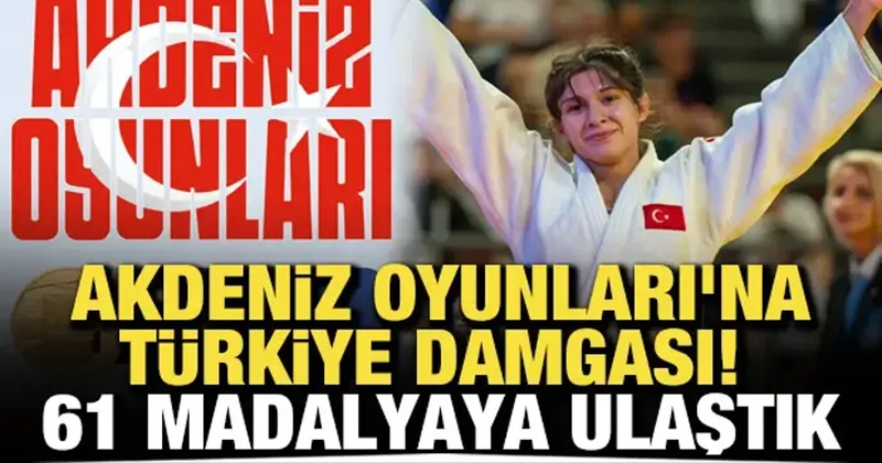 Akdeniz Oyunları na Türkiye damgası! 61 madalyaya ulaştık