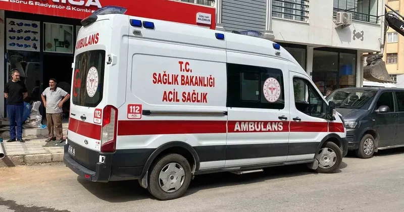 Elazığ’da inşaattan düşen mühendis yaralandı