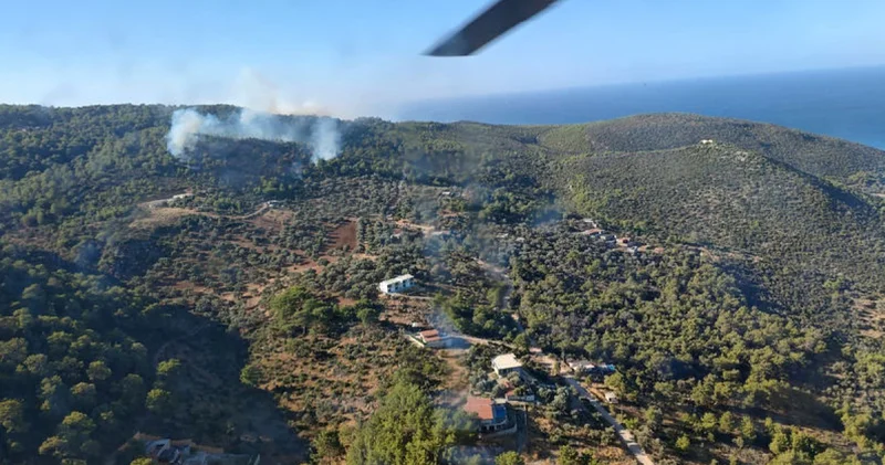 Son dakika: Antalya nın Kaş ilçesinde çıkan orman yangınına müdahale ediliyor Son dakika haberleri