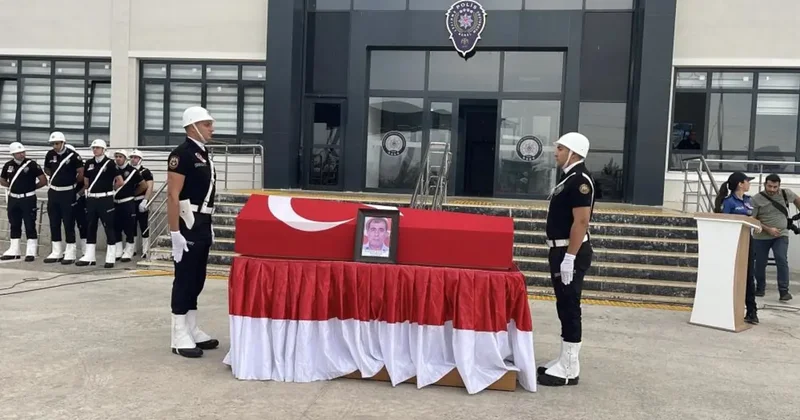 Osmaniye’de hayatını kaybeden polis memuru için tören düzenlendi