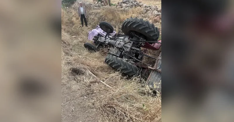 Adıyaman da traktör şarampole devrildi: 1 ölü