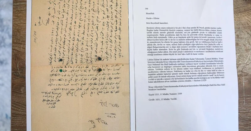 Esir düşen askerlerin mektupları 113 yıl sonra ailelerine teslim edildi