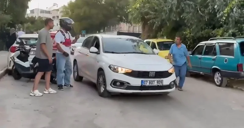 Bu neyin öfkesi? Babası yaşında adamı defalarca kaputa vurdu