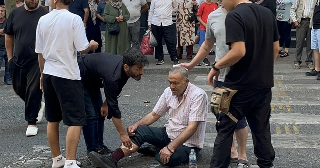 Yaya geçidinde yaşlı adama çarpan motosiklet sürücüsünden şok sözler: Öğretmenleri böyle mi öğretiyor bunlara? Tekirdağ Haberleri Habertürk Yerel Haberler