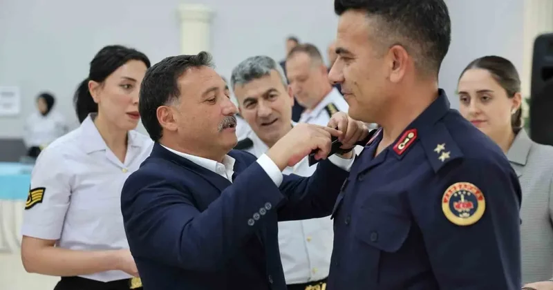 Vali Çiçek, Rütbe Terfi Töreni’ne katıldı