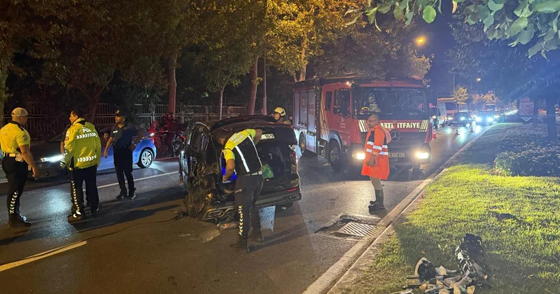 İstanbul da sahil yolunda kaza: 3 yaralı