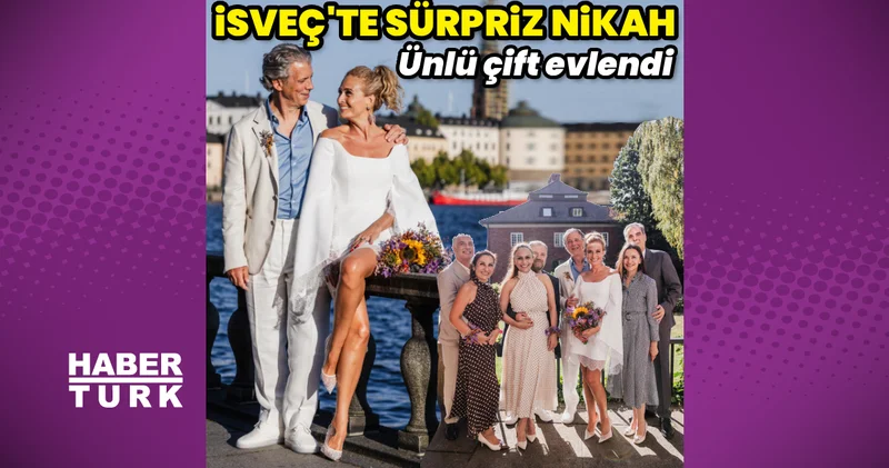 Ceyda Düvenci ile Güçlü Mete, İsveç te evlendi