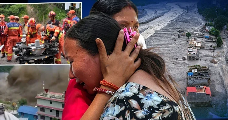 Nepal deki felakette korkunç tablo! Ekipler dehşete düştü... Her şeyi yutan dev bir canavar gibiydi