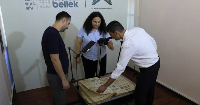 Mersin in yarım asırlık yerel basın arşivi dijitale aktarılıyor Mersin Haberleri Habertürk Yerel Haberler