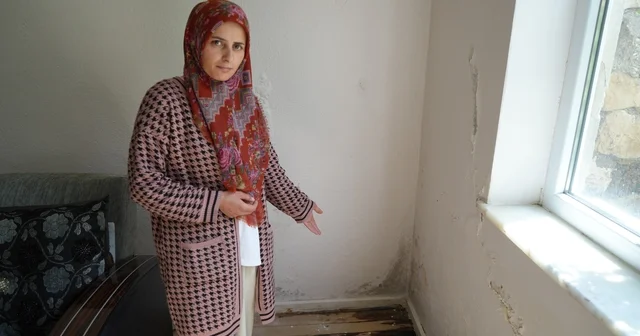 Bayburt ta bir yıldır evlerden su çıkıyor: Duvarlar çatladı, aileler tedirgin Bayburt Haberleri Habertürk Yerel Haberler