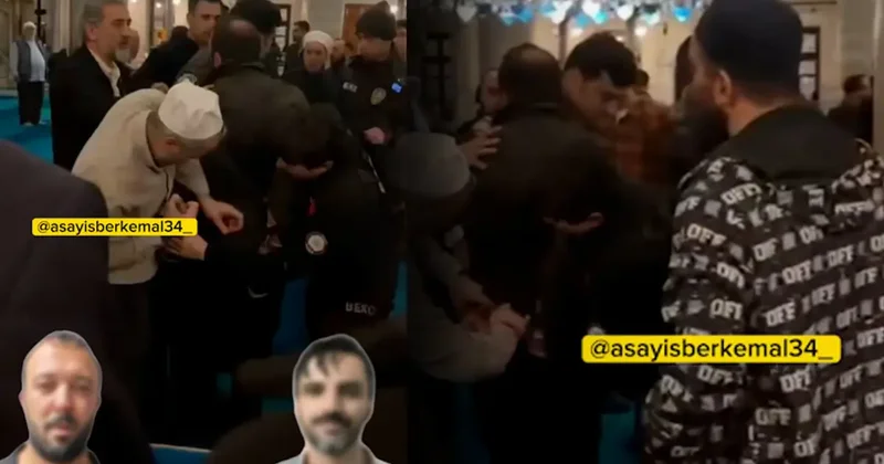 Camide skandal hareket! Namaz sırasında çıkan kavga sonrası havaya ateş etti