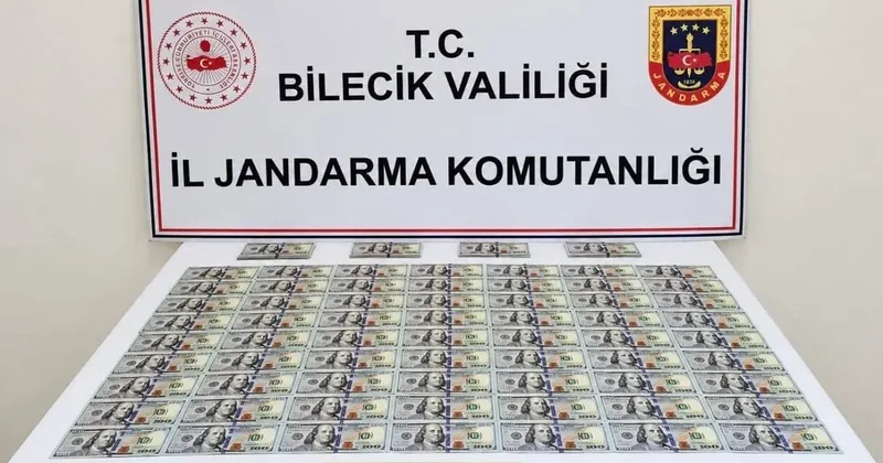 Bilecik’te otomobilde 202 adet sahte dolar ele geçirildi
