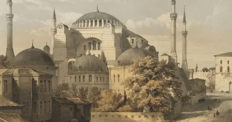 Sultan Abdülmecid in emriyle getirilmişti! İtalyan ressam Fossati nin gizleyemediği Ayasofya hayranlığı