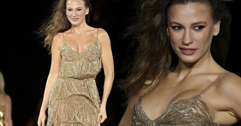 Serenay Sarıkaya Paris te şov yaptı! İşte üzerindeki elbisenin fiyatı