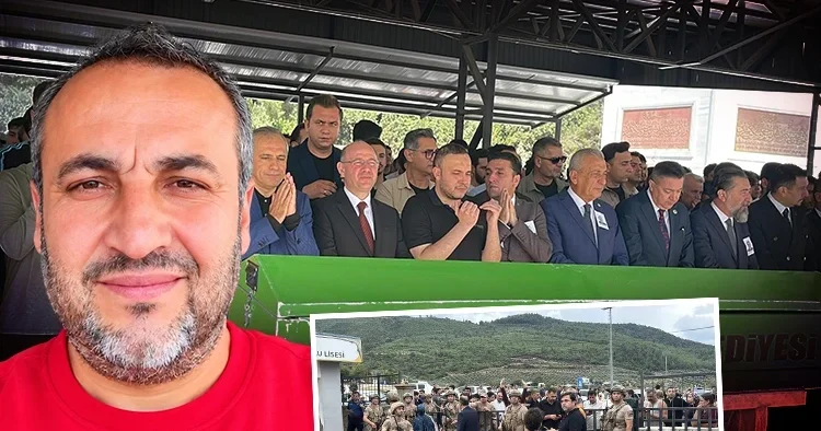 Okul bahçesinde yeğeni tarafından öldürülmüştü: Mehmet öğretmen toprağa verildi