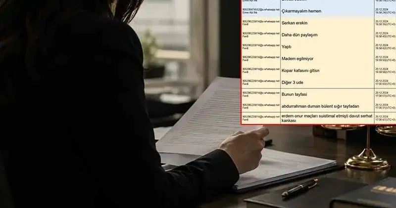 MHK soruşturmasında şüphelilerin mesaj kayıtları ortaya çıktı