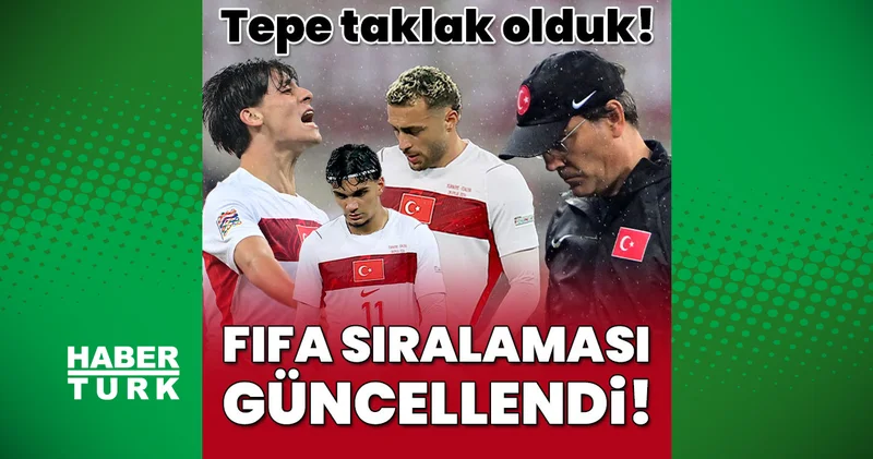 Fransa ve İtalya yenilgileri sonra A Milli Takımımız 4 basamak düştü! FIFA sıralaması güncellendi