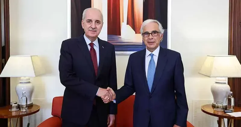 TBMM Başkanı Kurtulmuş, Portekiz de mevkidaşı Aguiar Branco ile görüştü