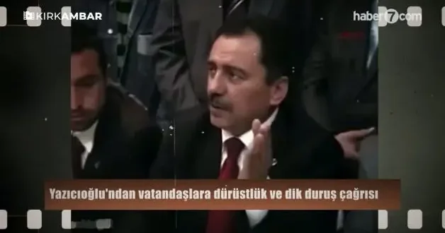 BBP lideri Muhsin Yazıcıoğlu ndan vatandaşlara dürüstlük ve dik duruş çağrısı