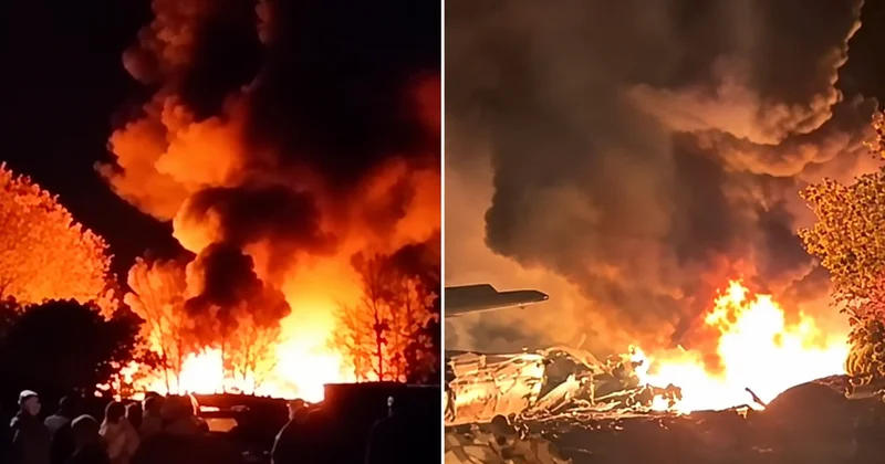 Rusya da nükleer kapasiteli bombardıman uçağı düştü: 6 kişi hayatını kaybetti