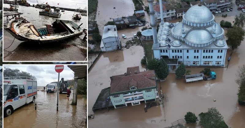 Sağanak Marmara yı vurdu! Dereler taştı, yollar çöktü; okul, cami ve evler sular altında kaldı Sözcü Gazetesi