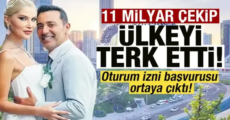Fon krizi! Mustafa Sandal ın eşi Melis Sütşurup 11 milyar çekip ülkeyi terk etti!