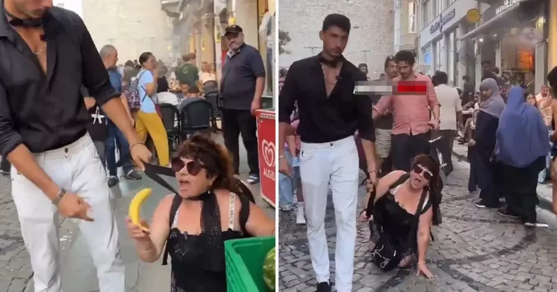 Tasma taktığı kadını sokaklarda gezdirdi! Kullandığı ifadeler de skandal