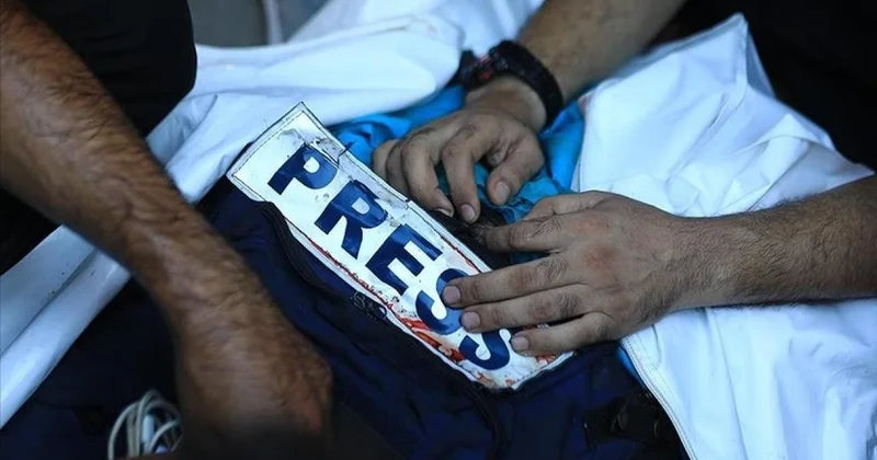 Soykırımcı İsrail in, Filistinli gazetecilerin Gazze deki katliamı dünyaya duyurmasını engelleme çabaları sürüyor
