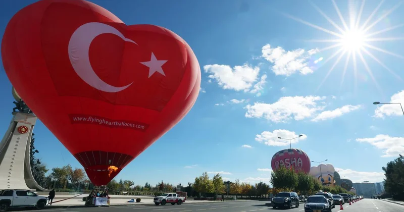 Cumhurbaşkanlığı Külliyesi nde sıcak hava balonu etkinliği gerçekleştirilecek