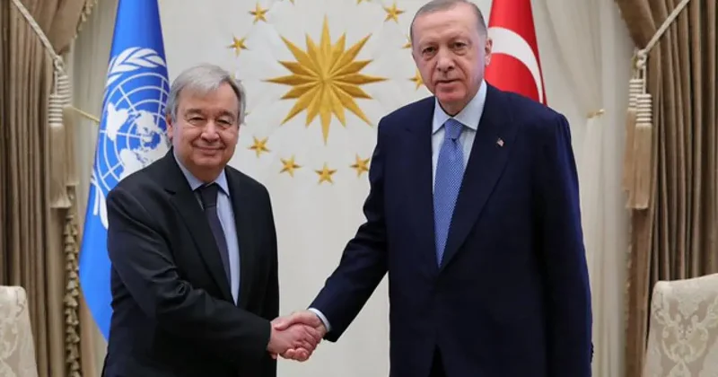 Cumhurbaşkanı Erdoğan açıkladı: Türkiye den Guterres e Barış Ödülü!